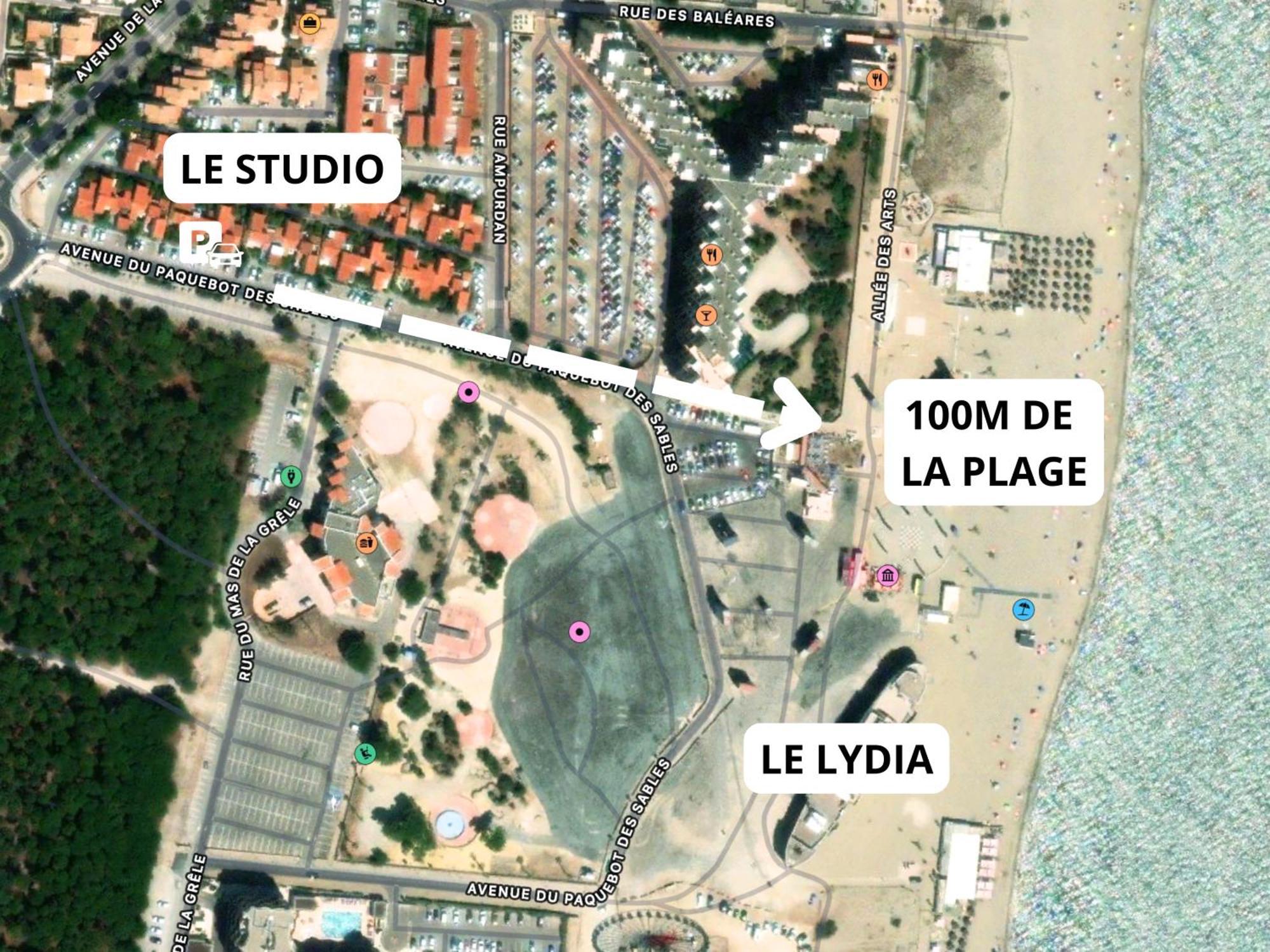 A 100m De La - Terrasse & Parking Prive Le Barcarès